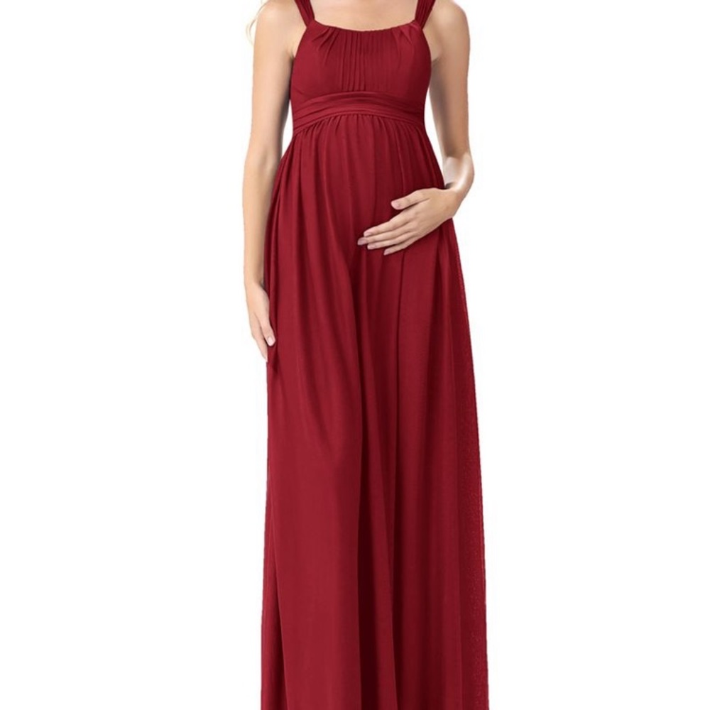 Brand new Azazie Maternity dress in Burgundy